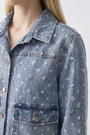 Açık Mavi Bol Kalıp Denim Ceket