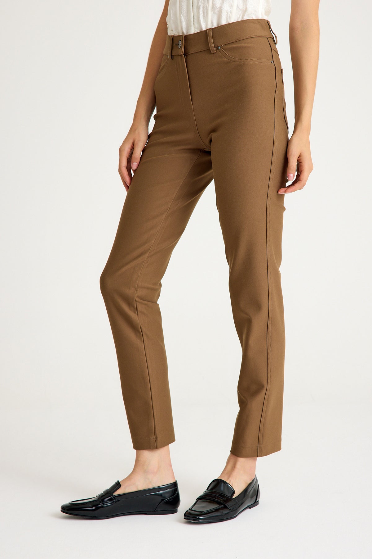 Bej Örme Pantalon