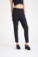 Klasik Likralı Yüksek Bel Boru Paça Pantolon