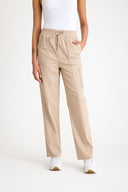 Bej Straight Fit  Kargo Pantolon