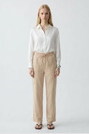 Bej Straight Fit  Kargo Pantolon