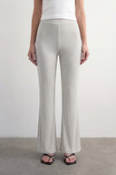 Taş İşlemeli Modal İspanyol Paça Pantolon