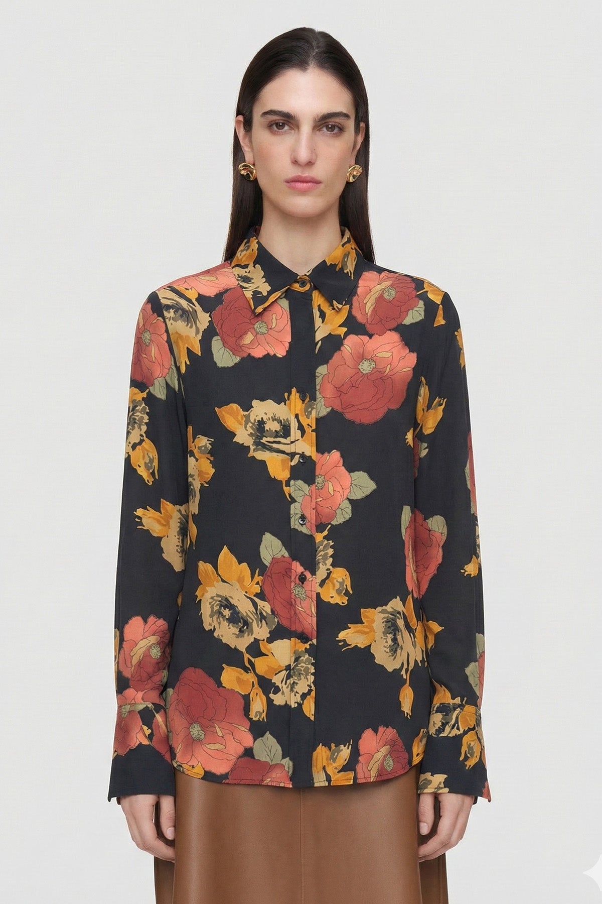 Autumn Rose Premium Kupro Gömlek