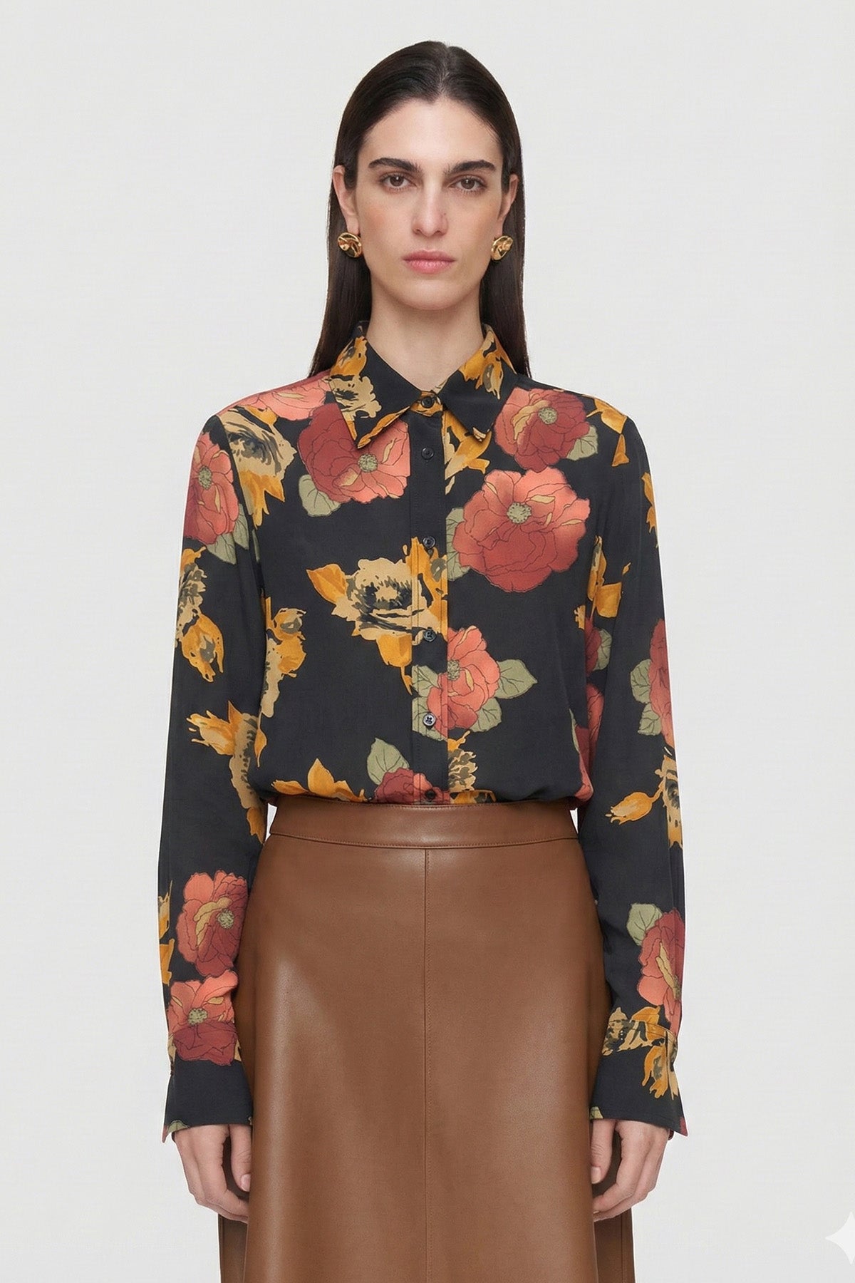 Autumn Rose Premium Kupro Gömlek