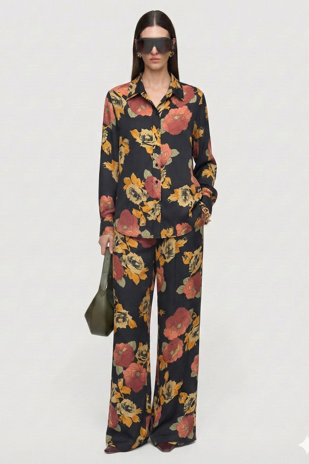 Autumn Rose Premium Kupro Gömlek