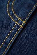 High-Waist Wide-Leg Pocket Detail Water Washed Flare Jeans